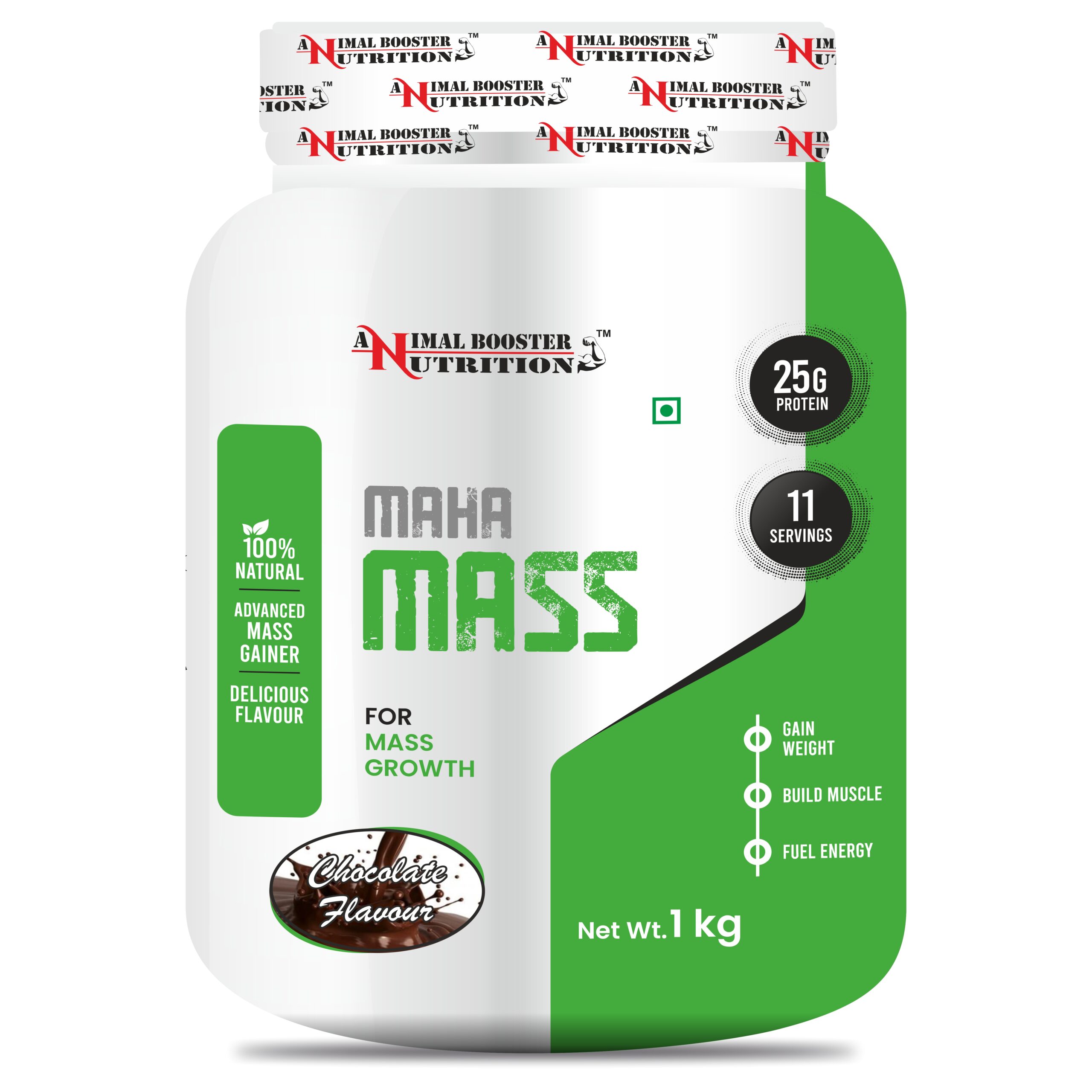 Animal Booster Maha Mass 1kg |Muscle Gainer